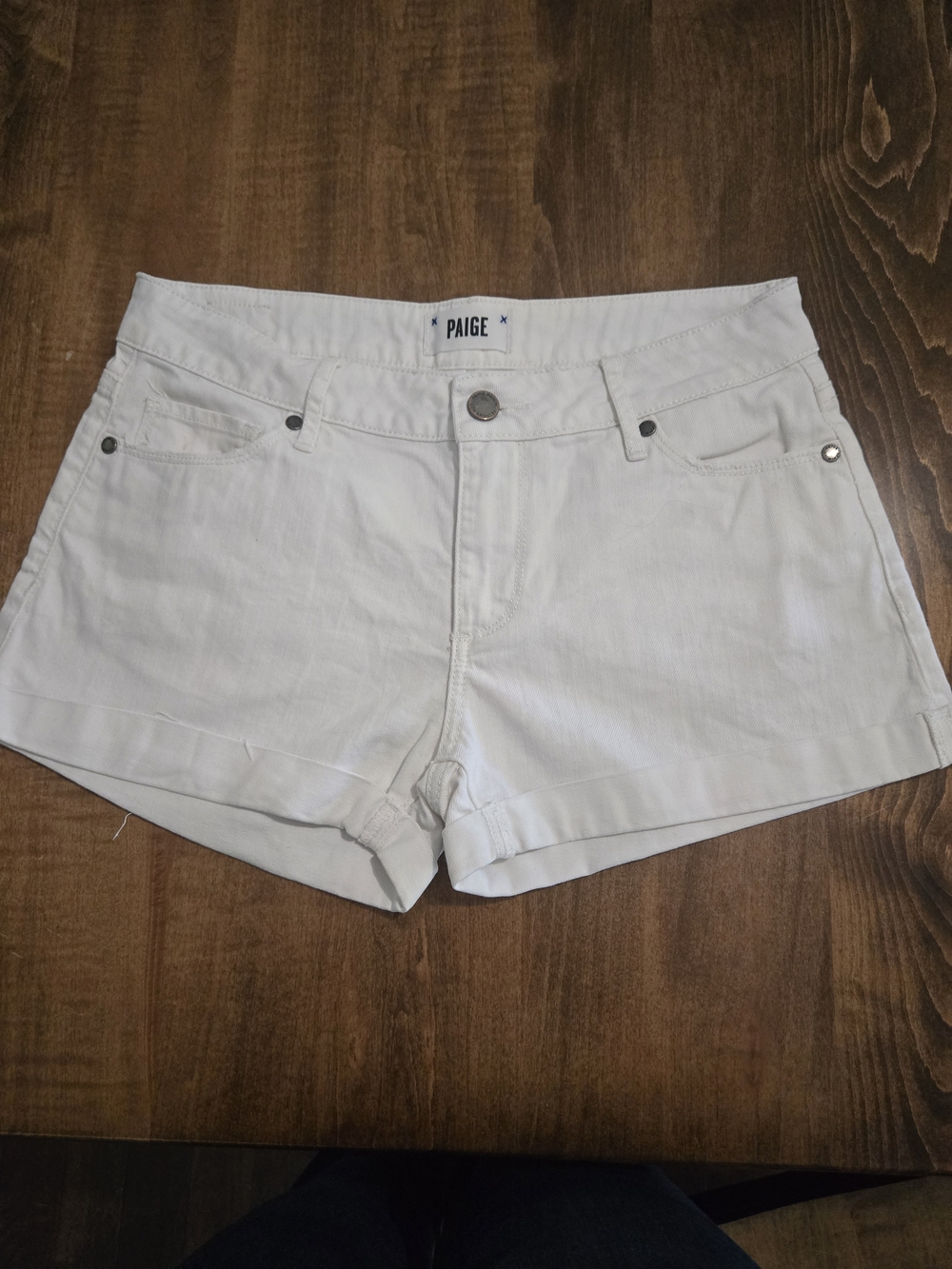 PAIGE White Denim Women’s Shorts